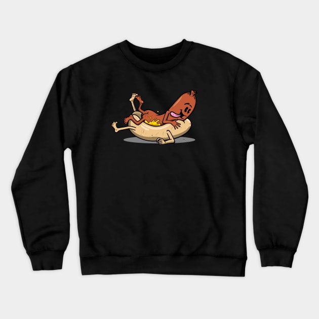 hot dog style Crewneck Sweatshirt by small alley co